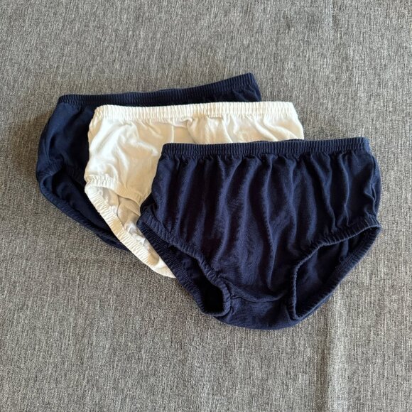 Set of 3 SIMPLE JOYS diaper covers - 24 months - 2 navy blue, 1 white - Picture 1 of 3